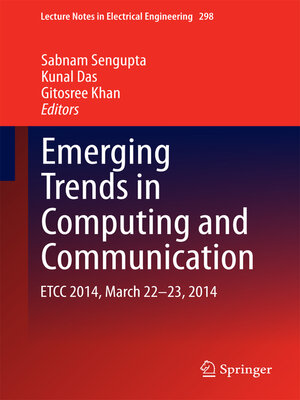 cover image of Emerging Trends in Computing and Communication